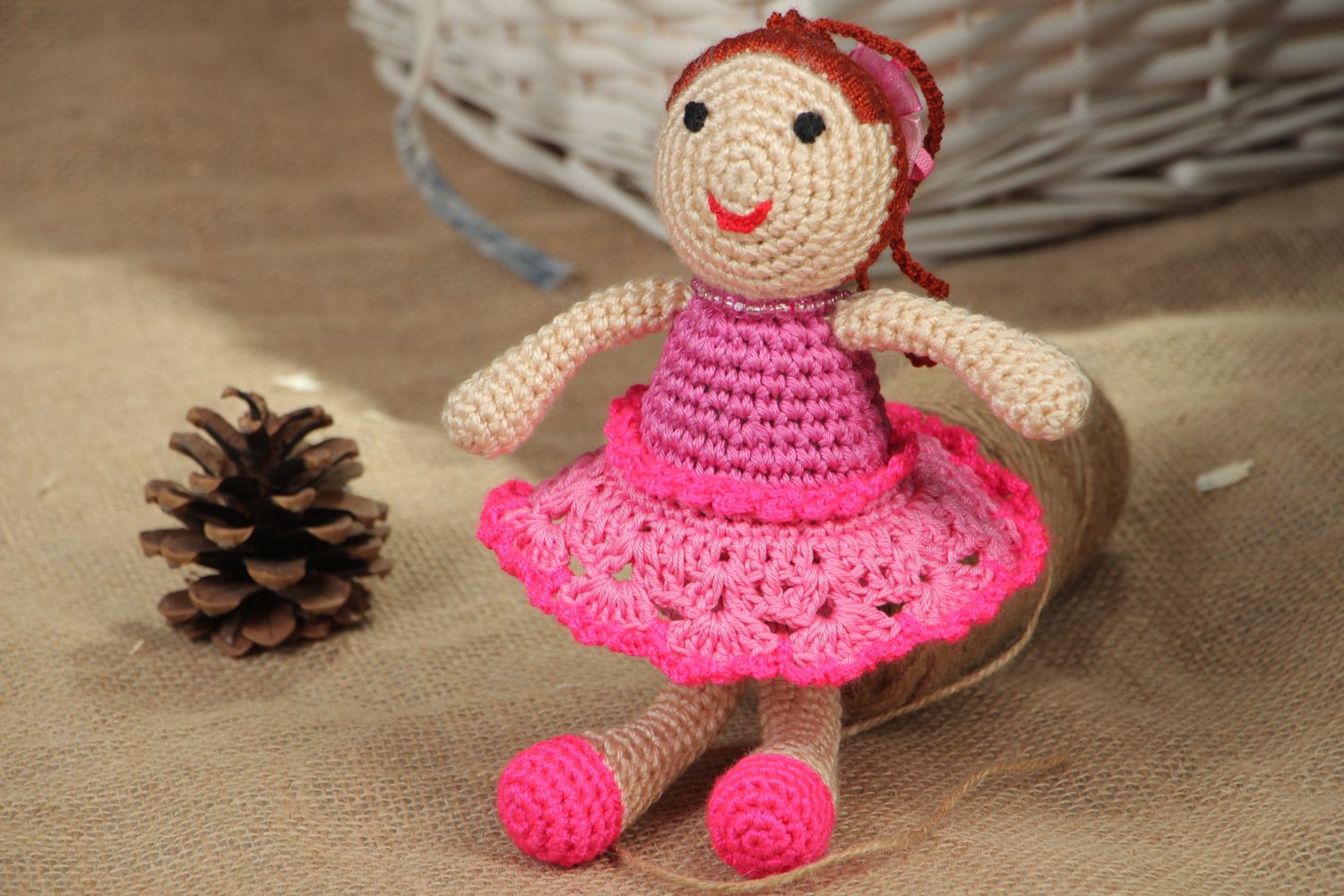 Soft crochet toy Doll Cutie photo 5