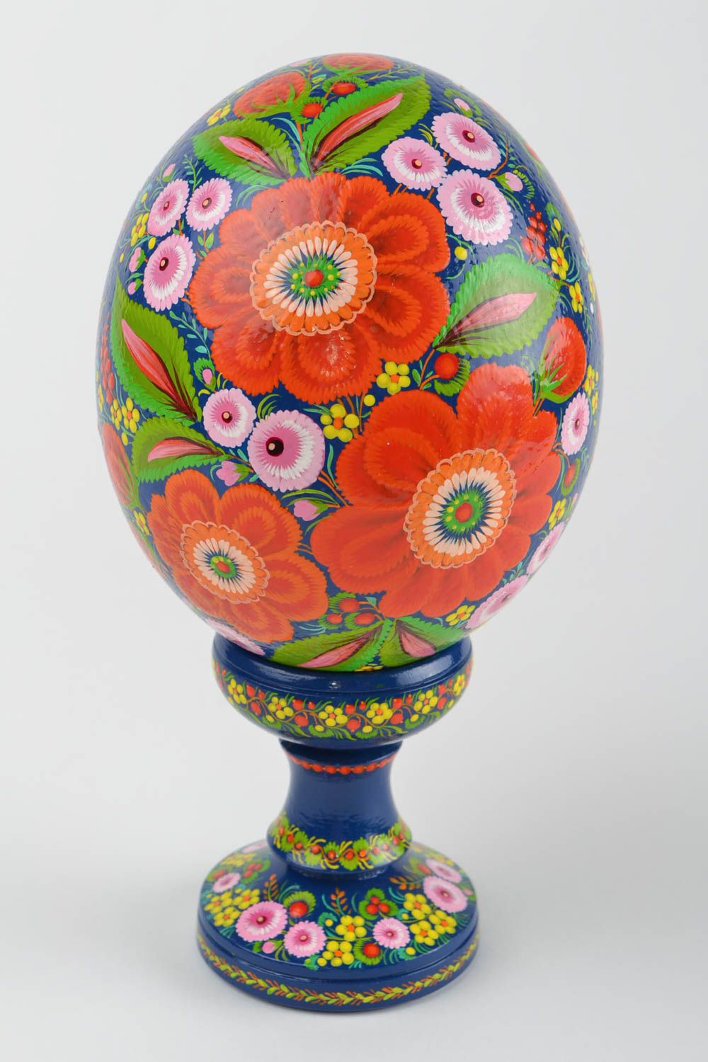Huevo pintado hecho a mano decoración de interior regalo original para mujeres foto 8