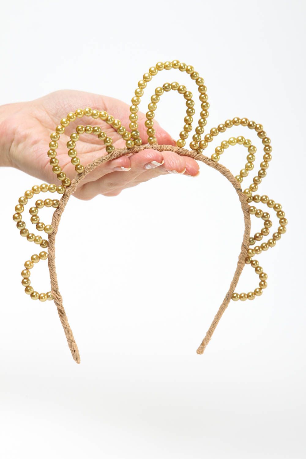 Vincha artesanal decorada accesorio para el cabello regalo original para mujer foto 5