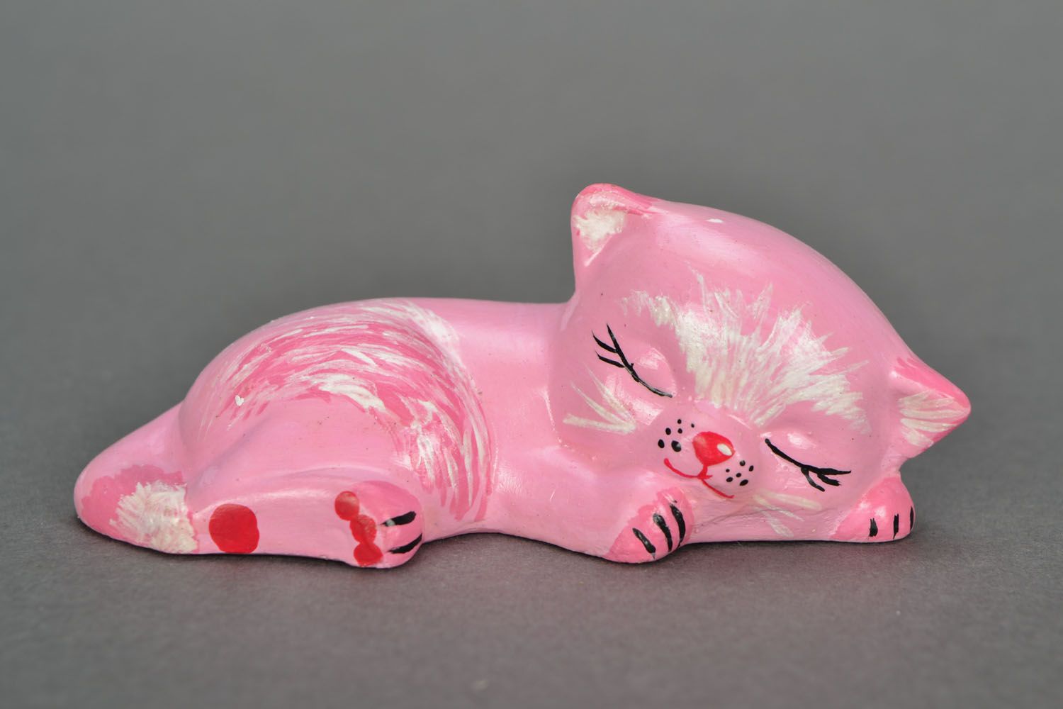 Plaster figure Pink Cat photo 3