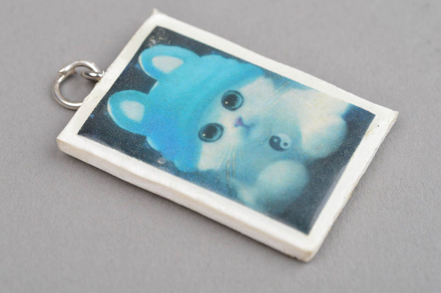Cute handmade neck pendant epoxy pendant trendy jewelry designs gifts for her photo 2