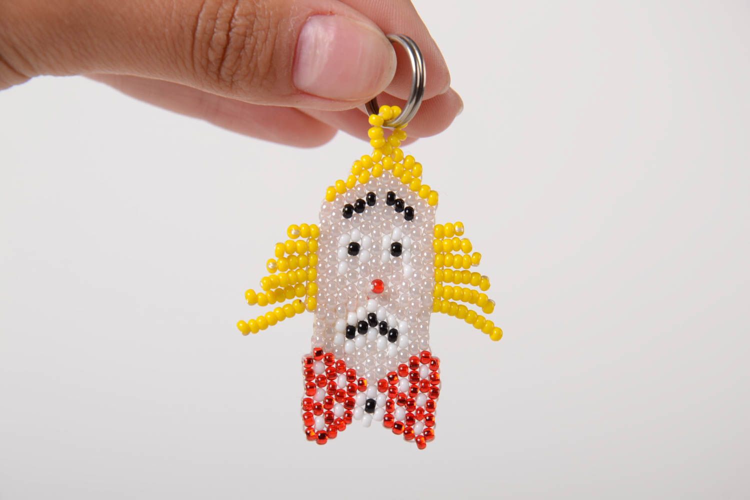 Keychain in shape of clown handmade stylish accessories cute souvenirs photo 2