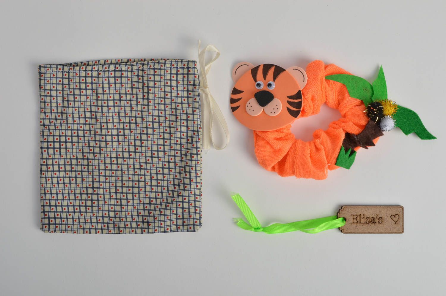 Handmade Tiger Spielzeug Kamera Accessoire originelles Geschenk für Freund foto 2