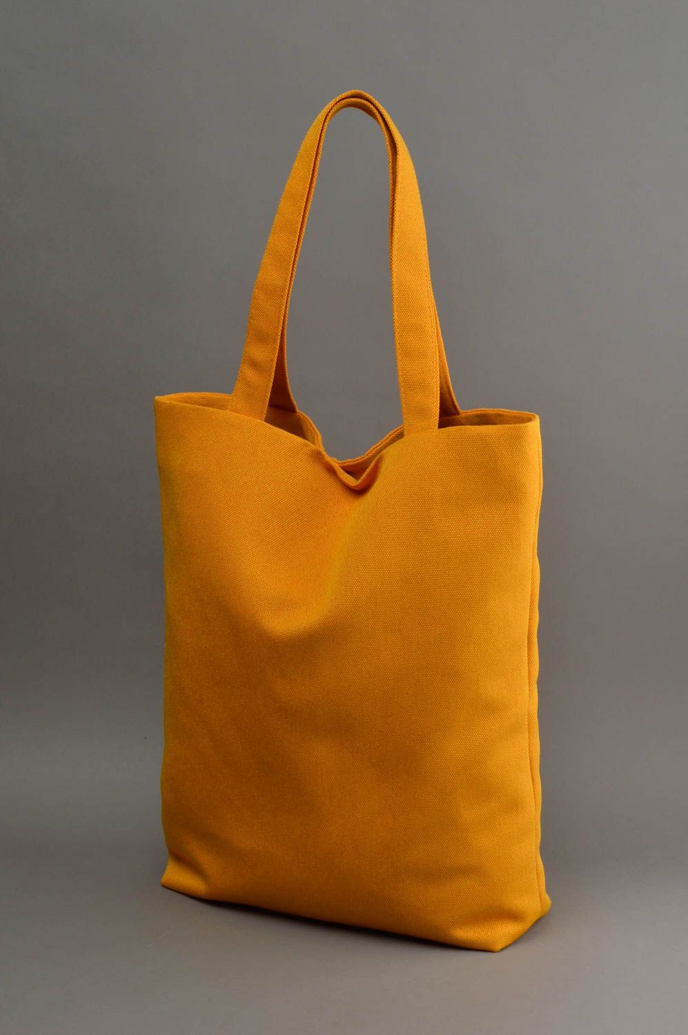 Big bag handmade fabric handbag bright orange designer purse gift for her photo 2
