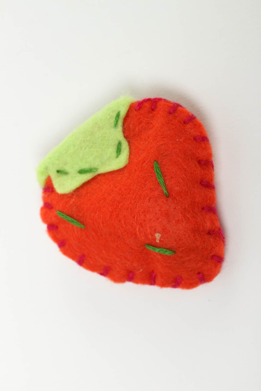 Erdbeere schöner Kühlschrank Magnet Deko für die Küche Deko Accessoire handmade foto 3