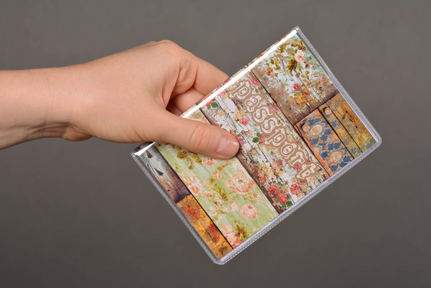 Damen Accessoire handmade Reisepass Cover Pass Schützhülle Geschenk für Frauen foto 4