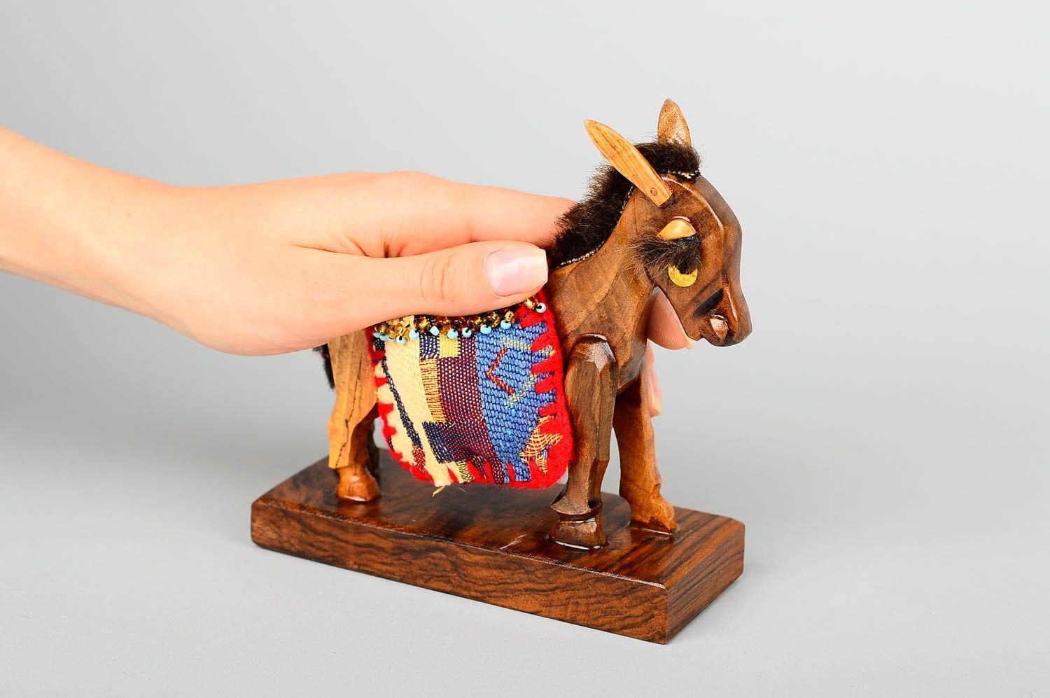 Handmade wooden figurine contemporary art cool rooms decorative use only photo 13