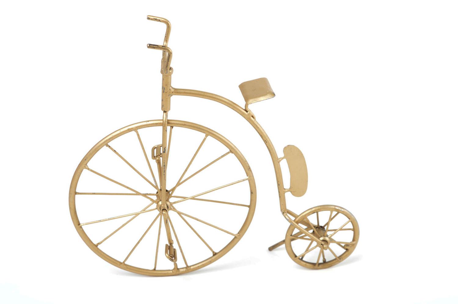 Figura original hecha a mano accesorio para el hogar regalo original Bicicleta foto 2