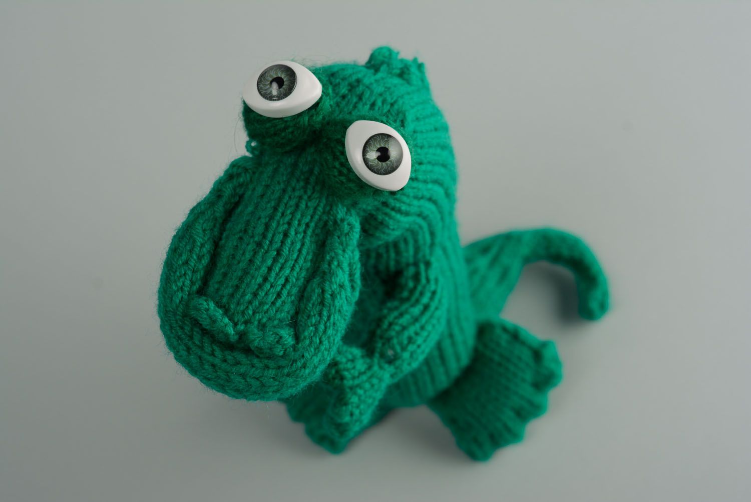 Crochet toy Cheerful Crocodile photo 2