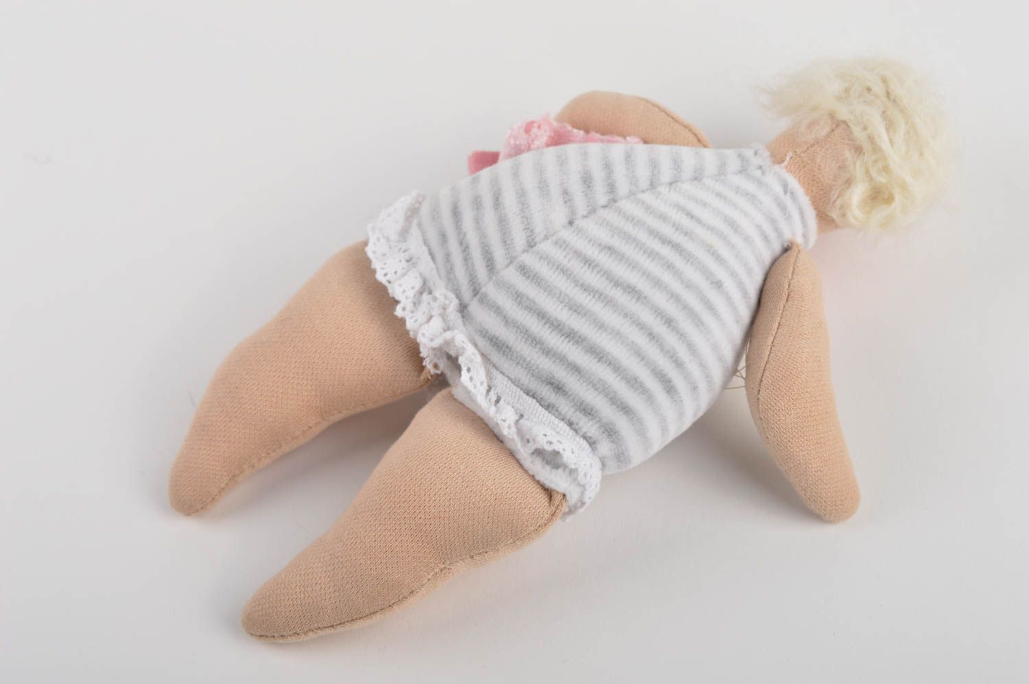 Кукла ручной работы кукла из ткани оригинальная мягкая кукла для детей фото 3