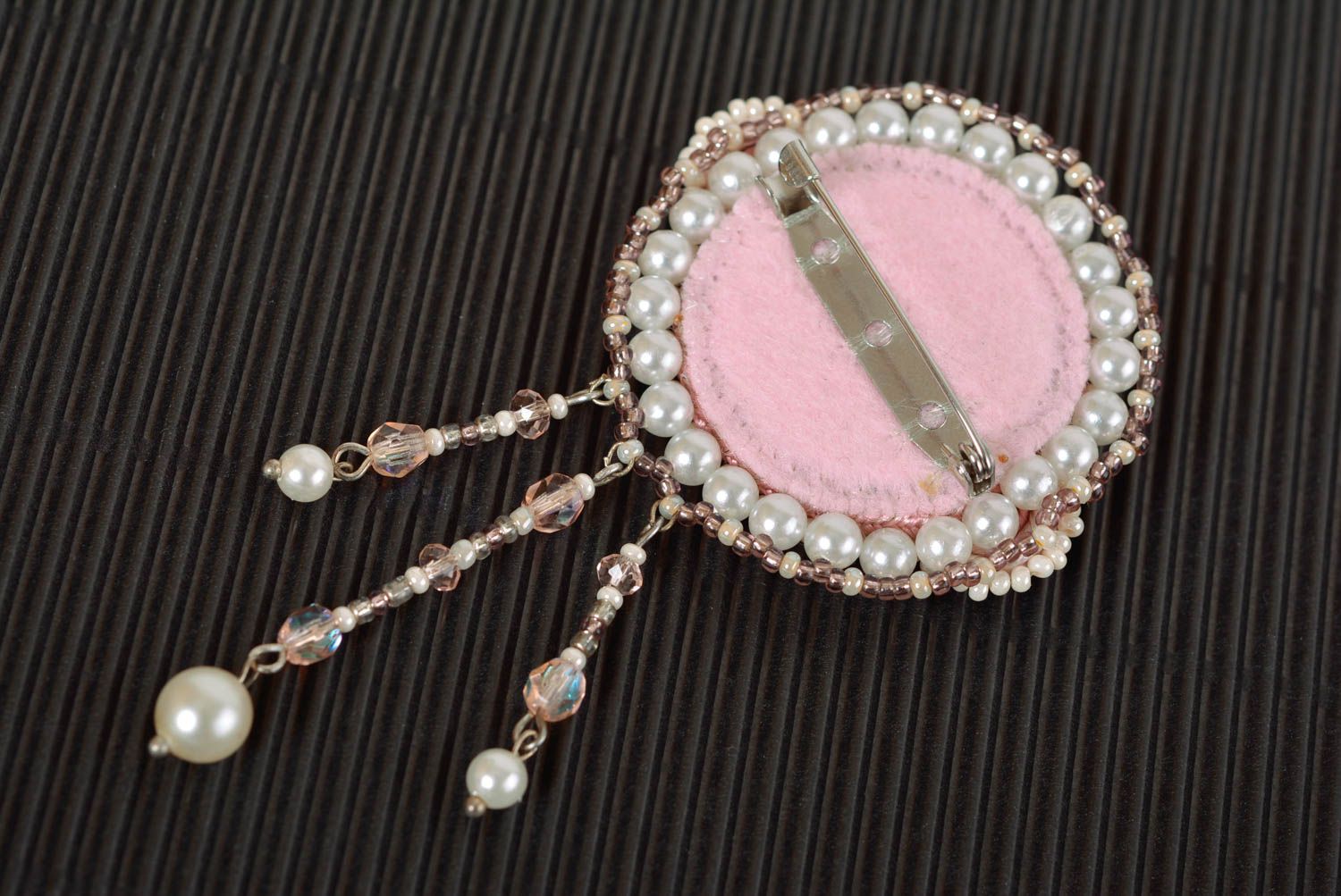 Soutache jewelry handmade tie necklace with crystal silk jewelry for women photo 5