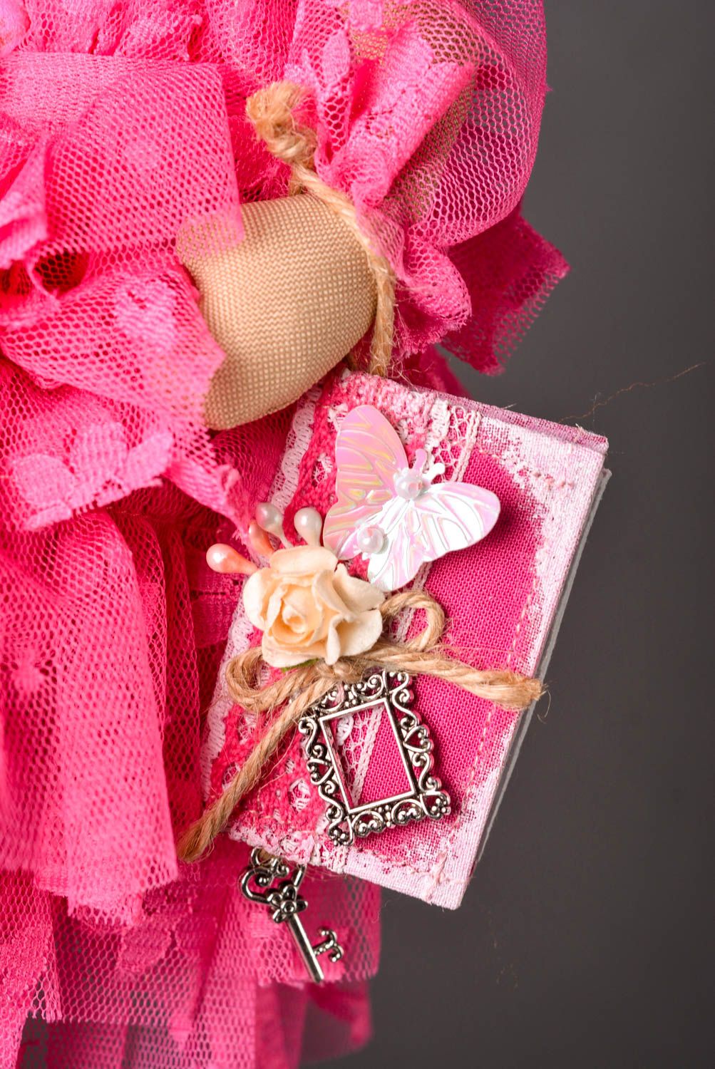 Muñeca de tela artesanal juguete decorativo regalo para niña adorno para la casa foto 4