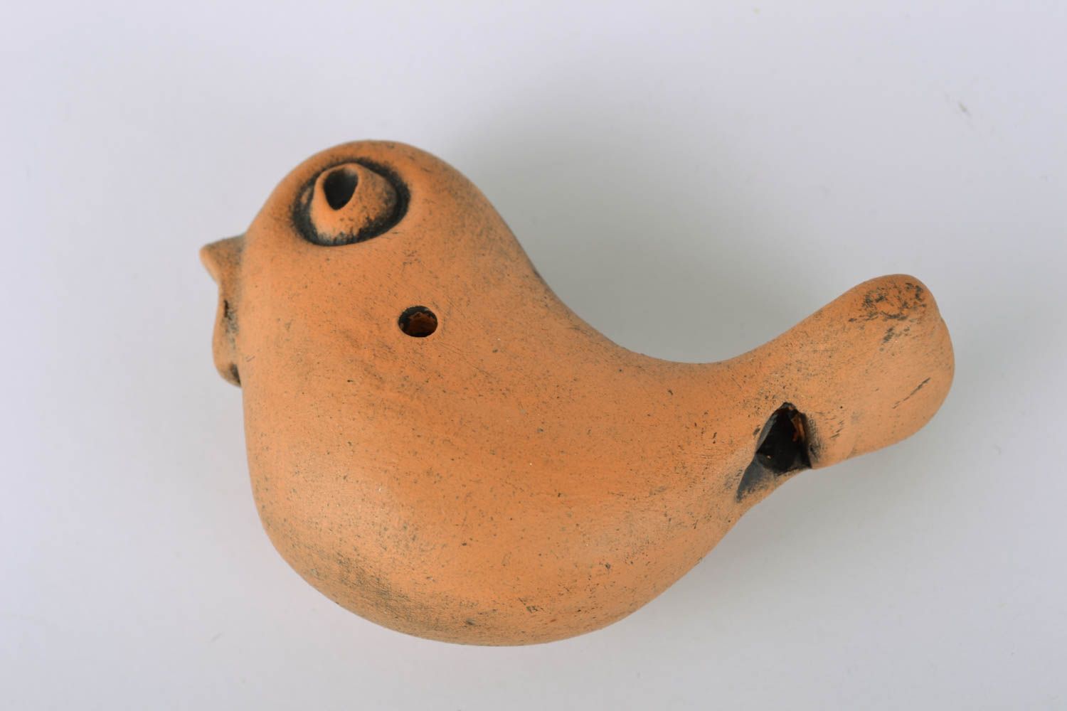 Keramik Lippenpfeife Vogel foto 2