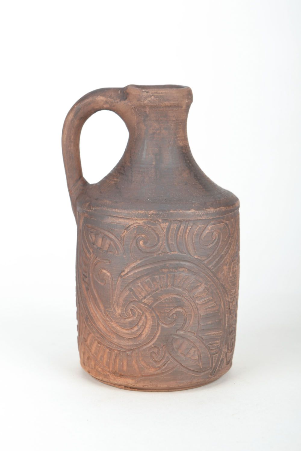 Ceramic bottle with handle photo 3