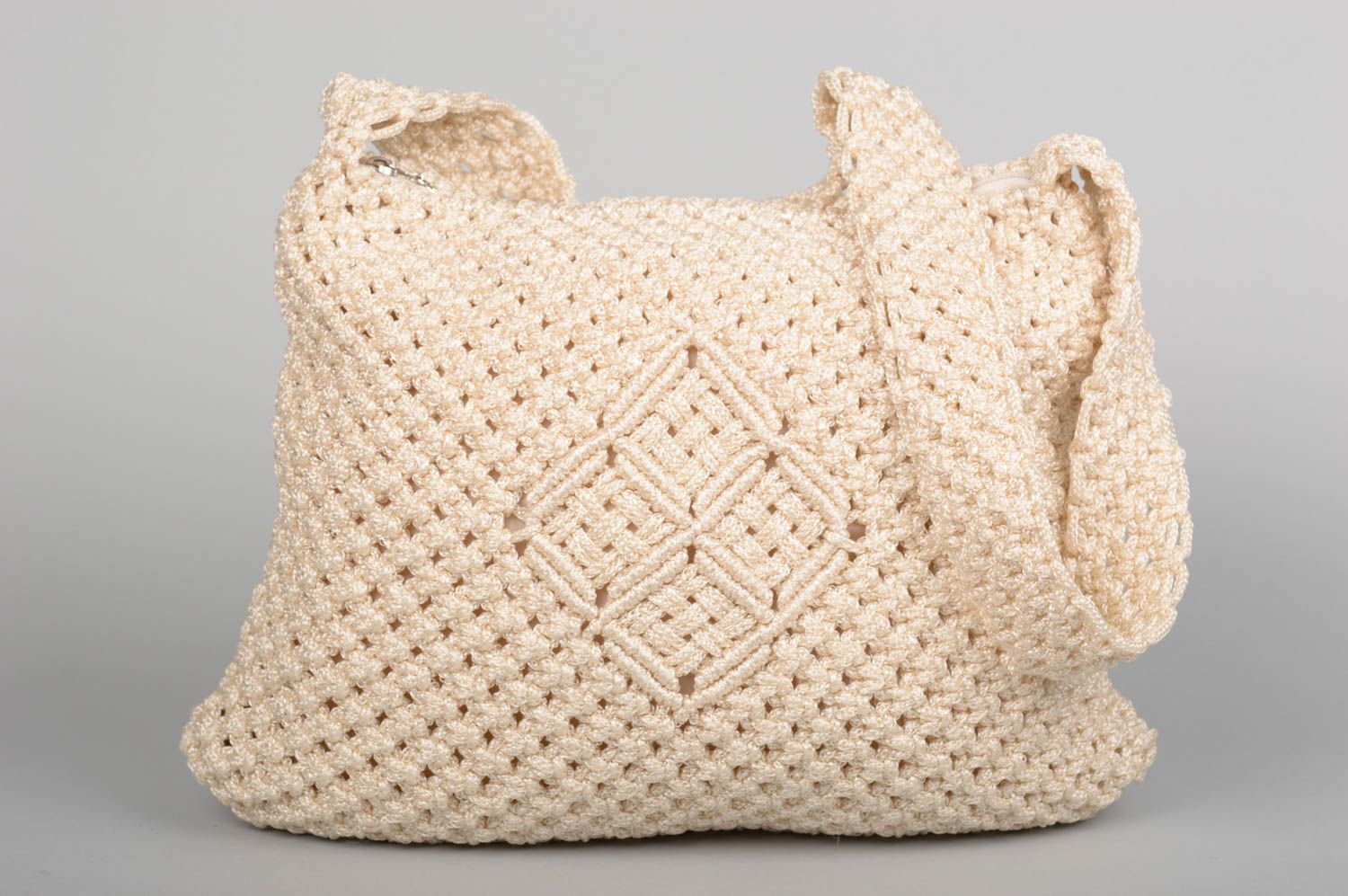 Handmade bag women purse macrame bag designer accessories gift ideas for women photo 1