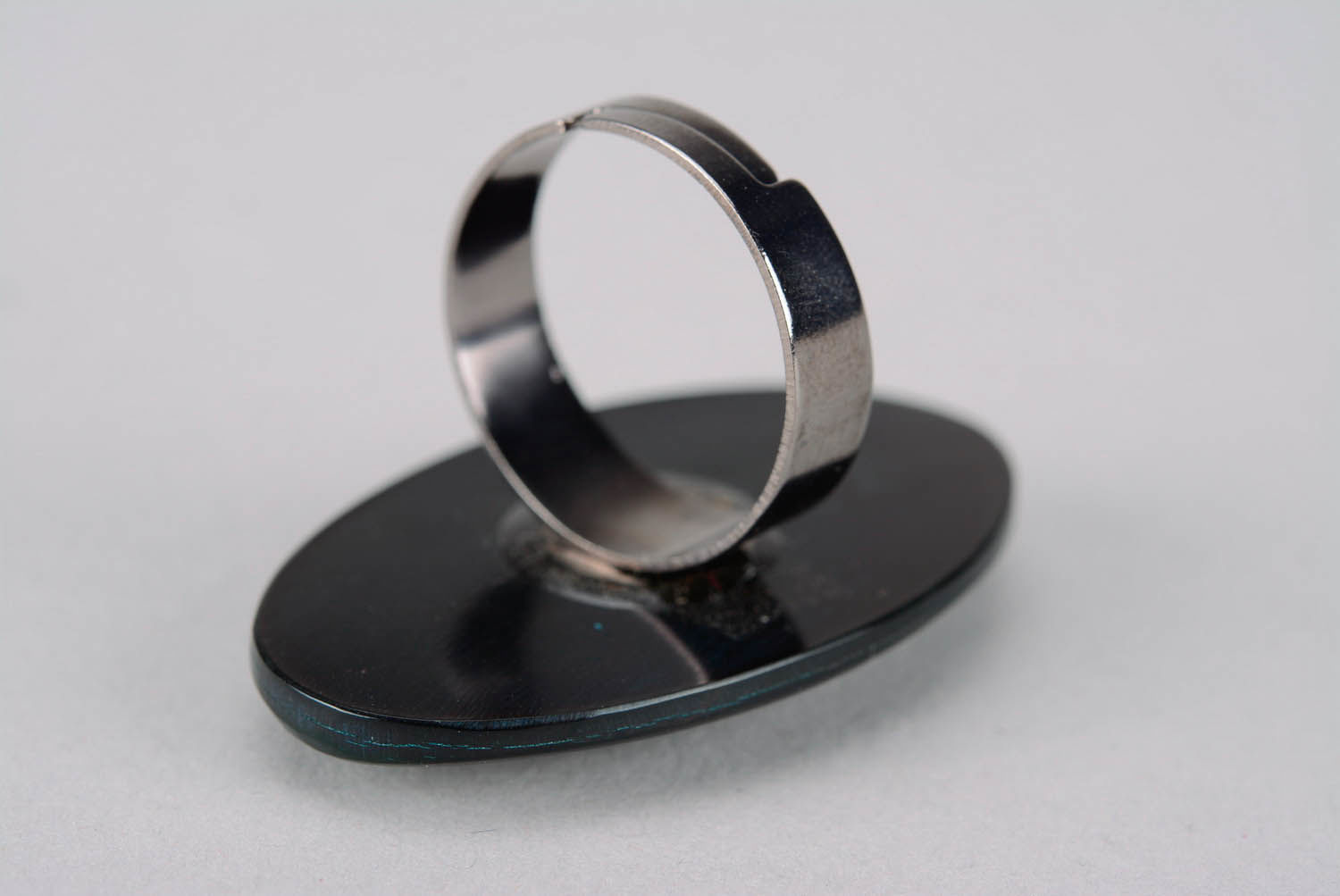 Овальное кольцо Изумруд фото 3