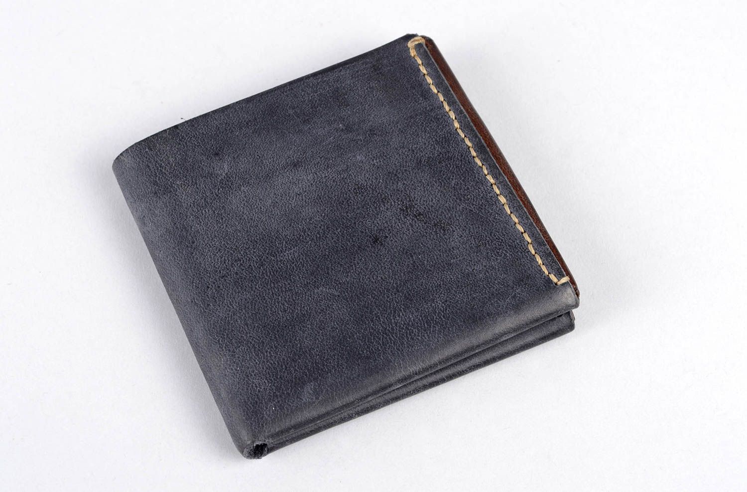 Handmade wallet designer wallet for men gift ideas leather purse unusual wallet photo 1