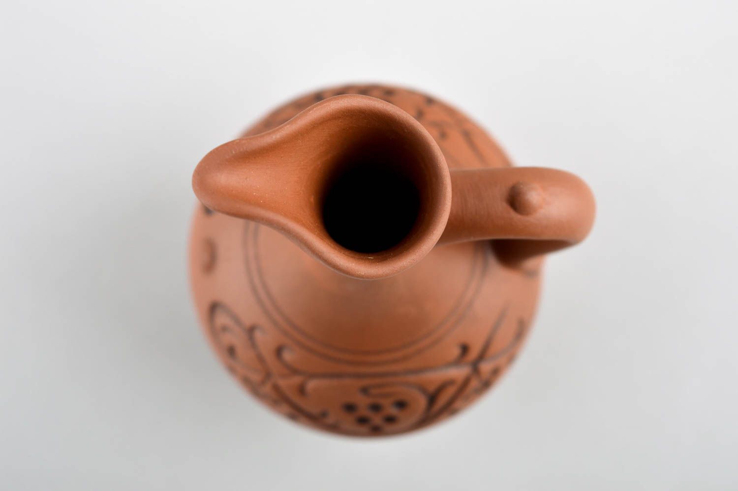 Jarro de cerámica hecho a mano decoración de cocina elemento decorativo foto 4