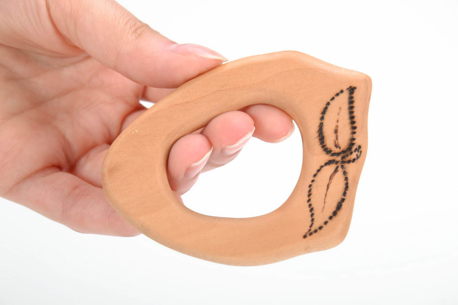 Wooden teething toy photo 2