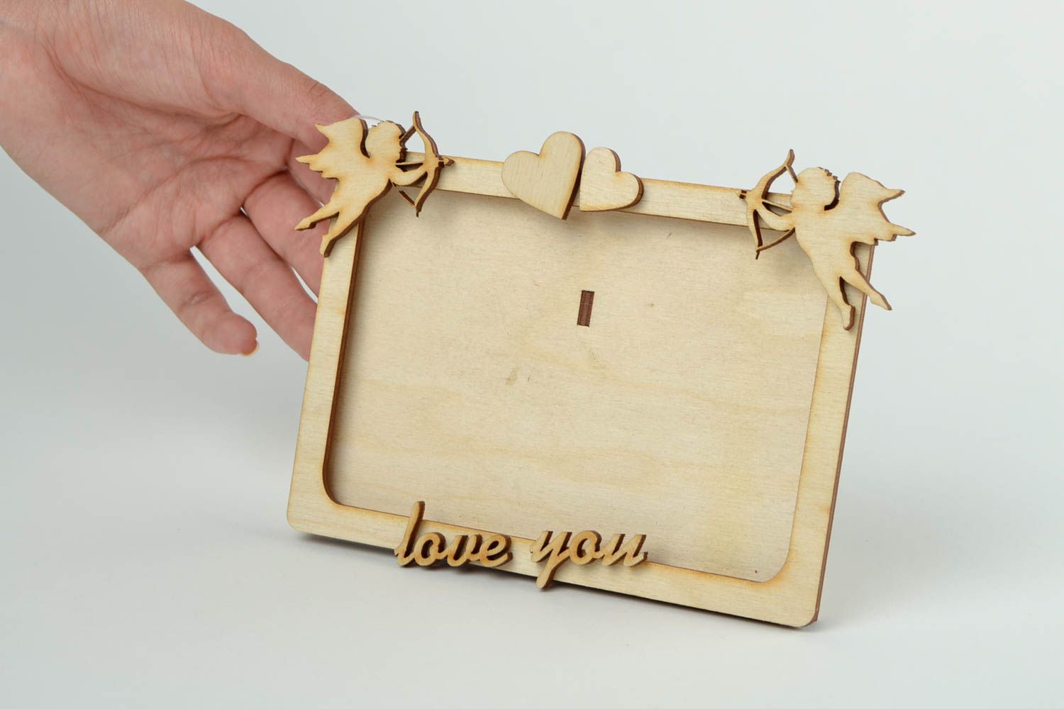 Materials for creative work handmade wooden photo frame for painting home decor photo 2