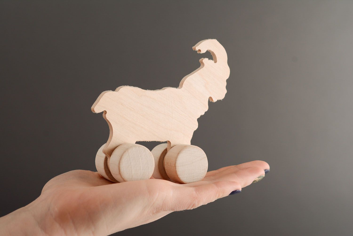 Wooden toy blank Goat photo 3