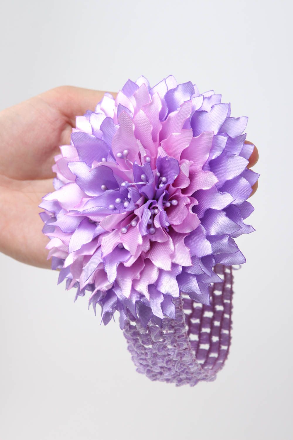Handgemachter Schmuck Blumen Haarschmuck Accessoires für Haare Blumen Haarband foto 5