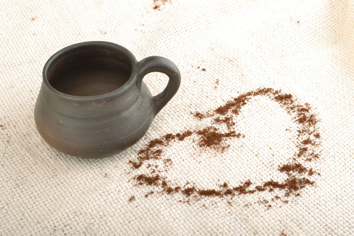 Tasse à café en argile faite main  photo 5