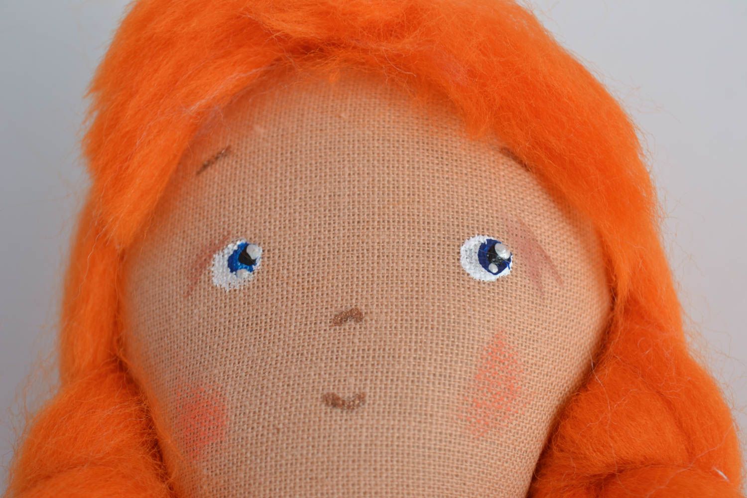 Handmade Stoff Puppe Kinder Spielzeug Geschenkidee für Mädchen Designer Puppe foto 3