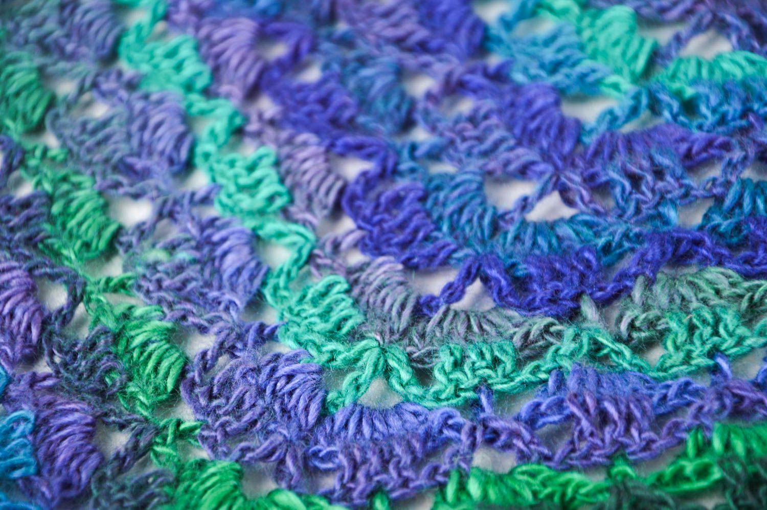 Handmade crochet shawl women accessories shoulder scarf designer scarf photo 4