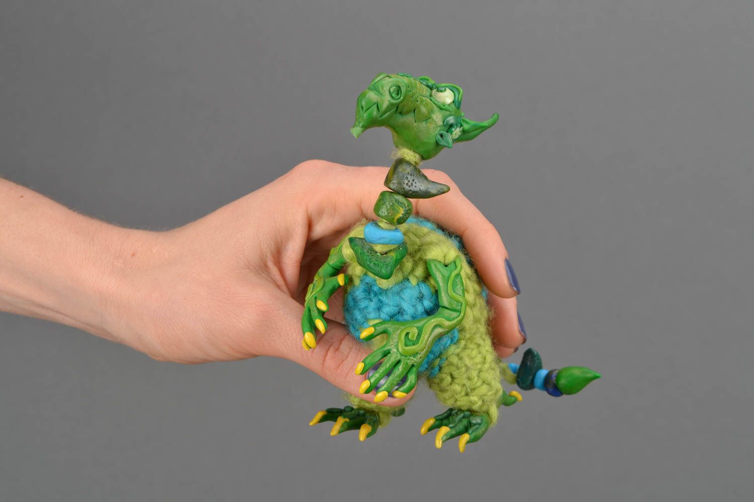 Jouet décoratif fait main Dragon photo 2