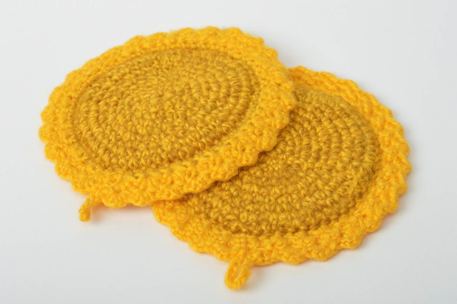 Stylish handmade crochet potholder pot holder design kitchen utensils photo 3