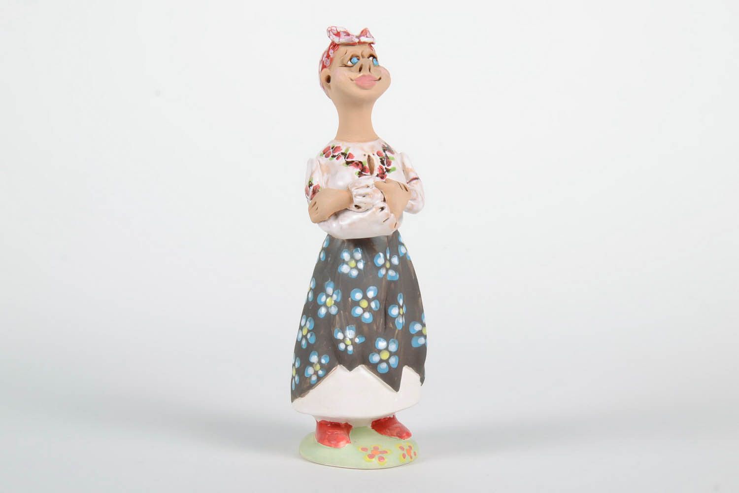 Ceramic figurine Village Girl photo 2