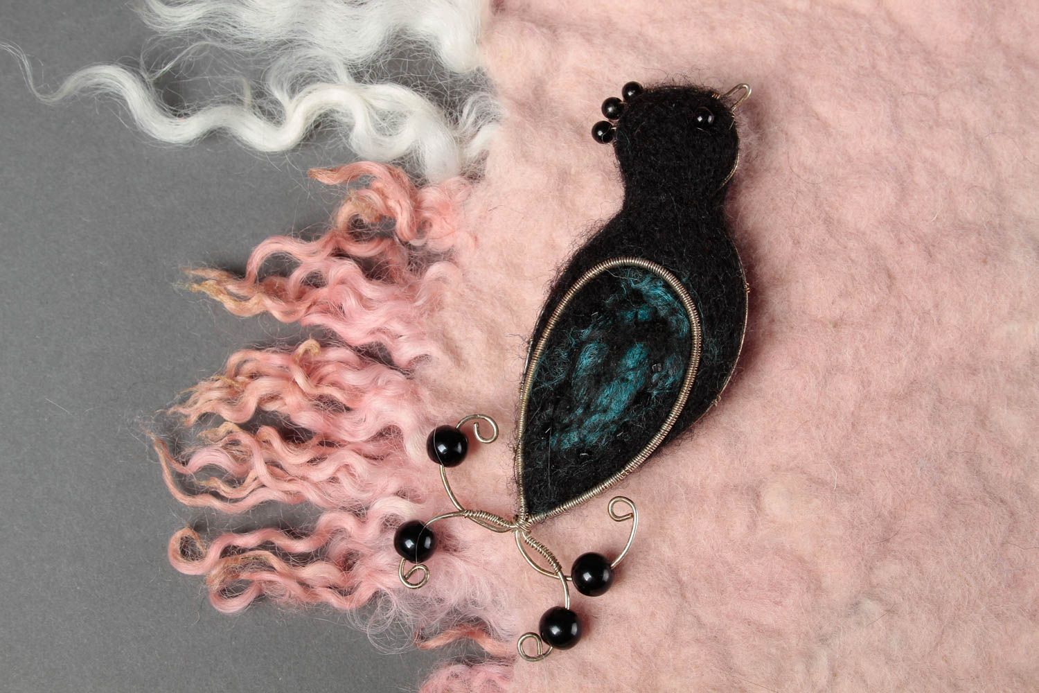 Brooch designers handmade women accessory pin brooch woolen jewelry trendy gift photo 1