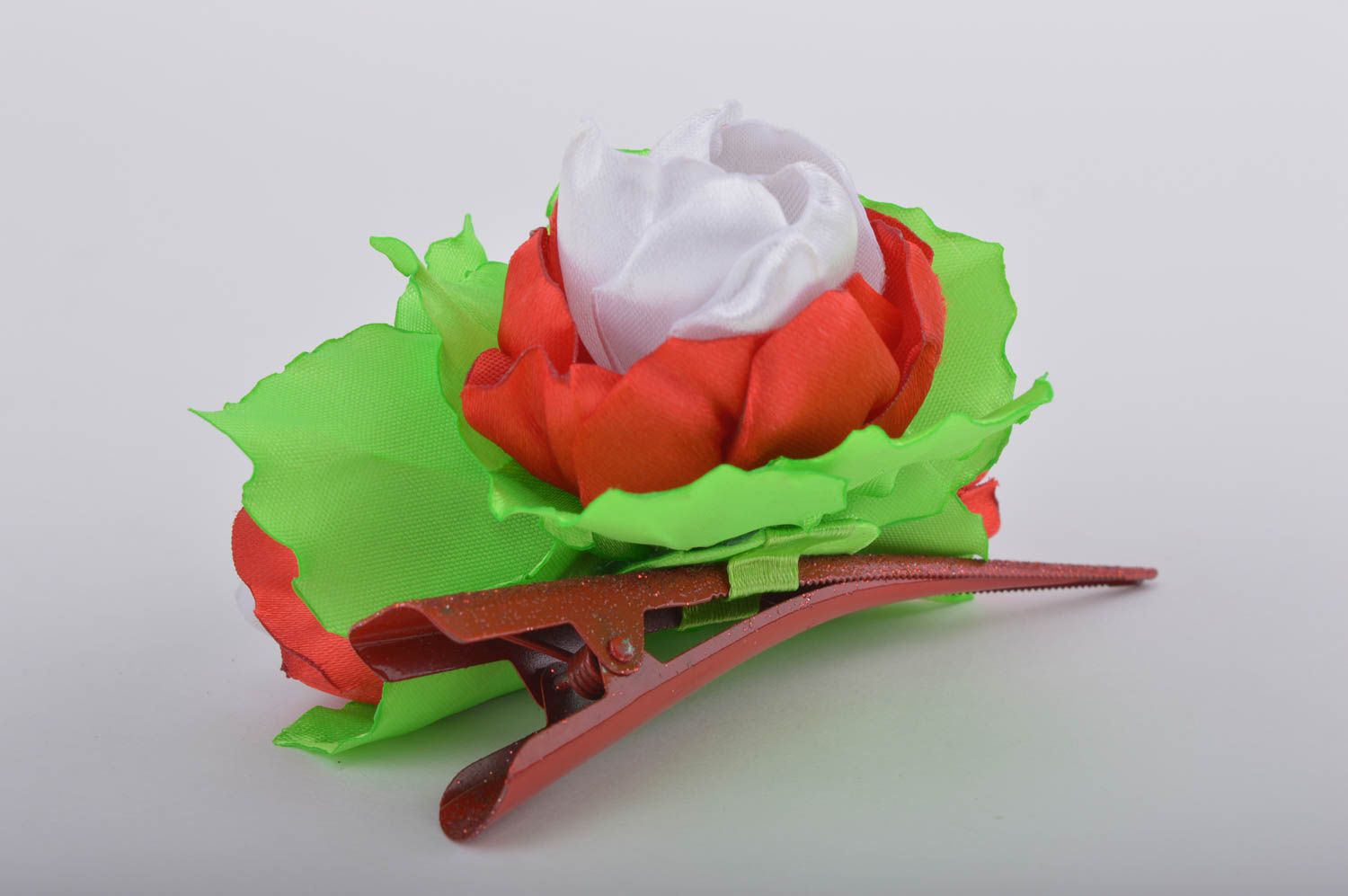 Large handmade flower barrette hair clip hair style ideas gifts for her photo 4