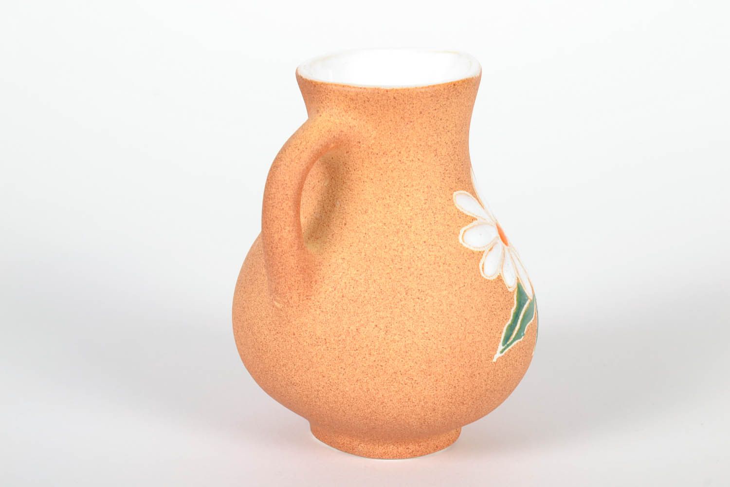 Porcelain 25 oz floral décor Sangria pitcher 5 inch 0,56 lb photo 3