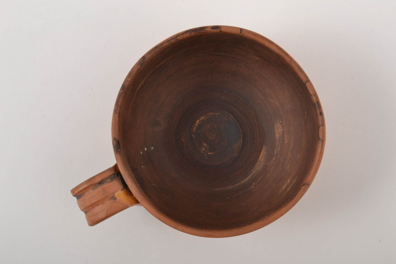 Кофейная чашка ручной работы керамическая чашка кофейная посуда глиняная чашка фото 5