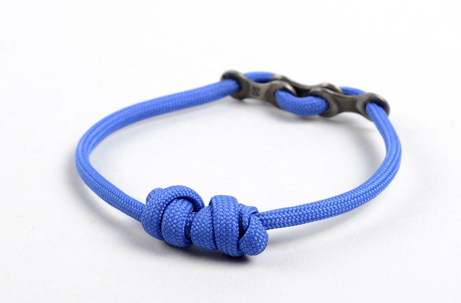 Pulsera de cordón azul artesanal accesorio para hombre regalo original  foto 1