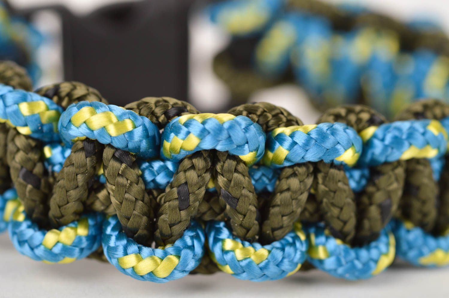 Unusual handmade survival bracelet unisex cord bracelet fashion trends photo 3