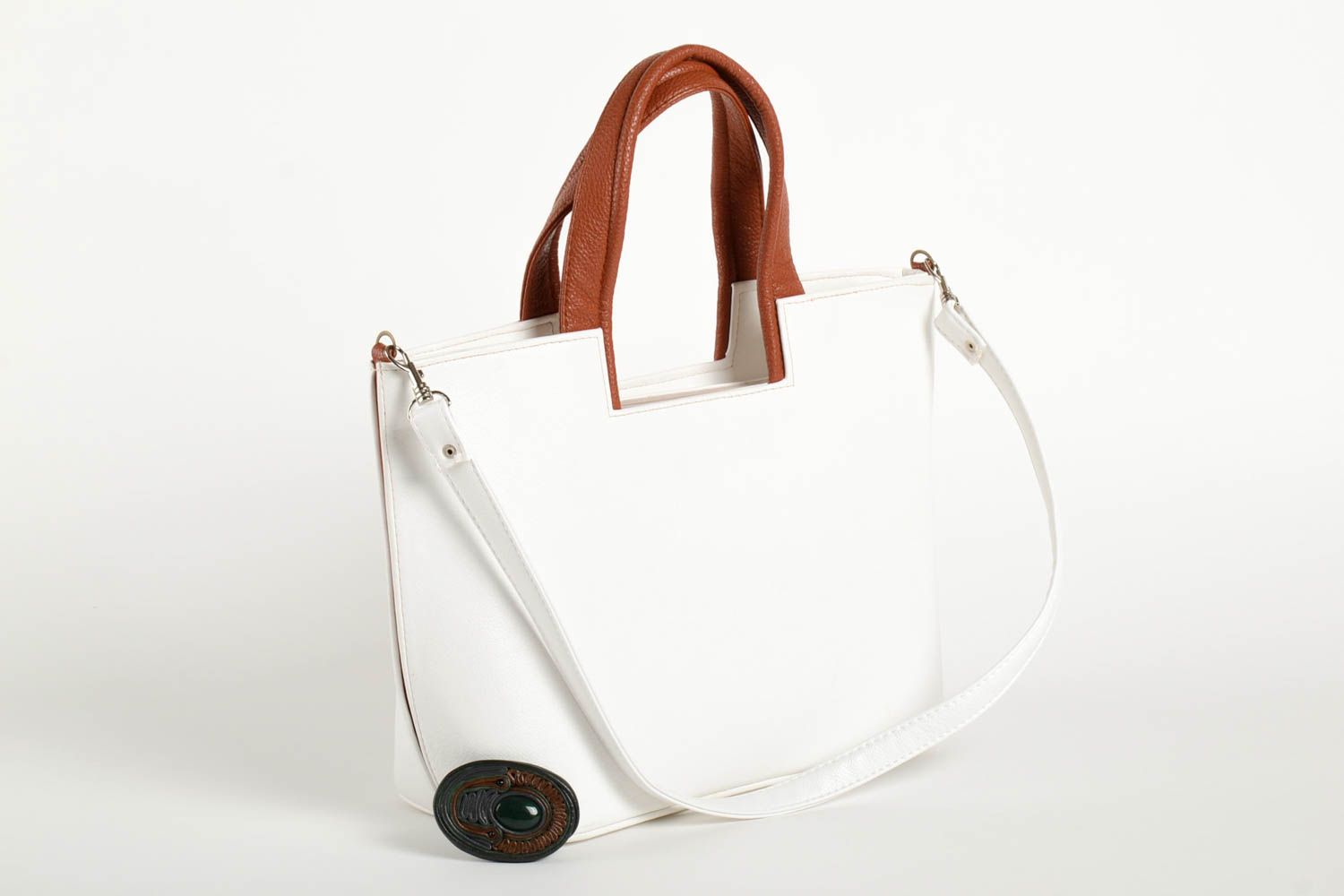 Handmade purse leatherette handbag summer leather accessories for women photo 2