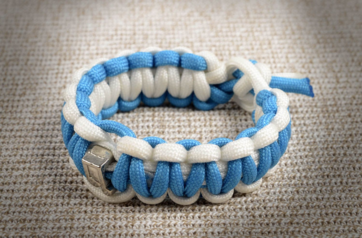 Survival bracelet braided bracelet parachute cord bracelet designer gift for men photo 5