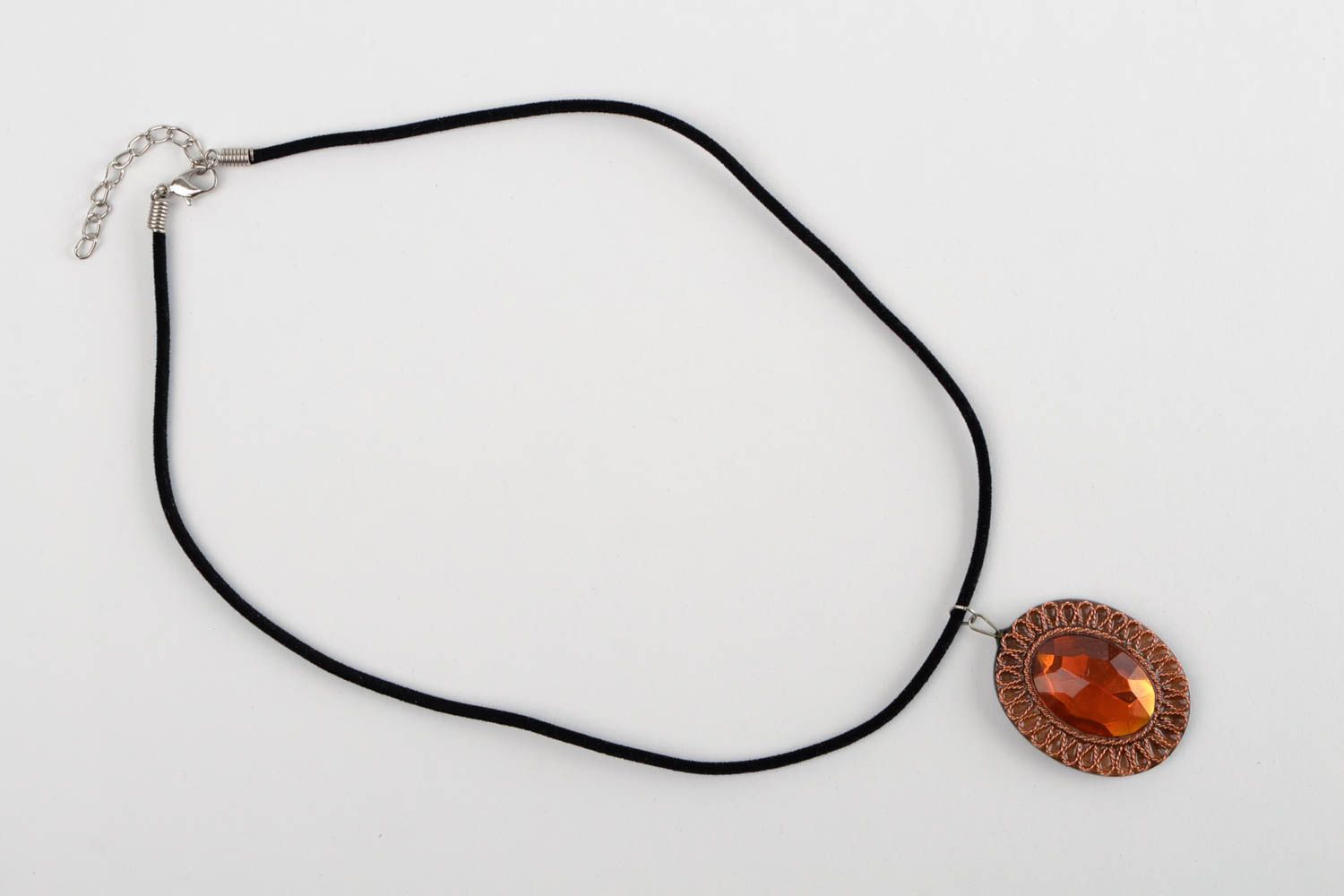 Handmade eco-friendly pendant designer unique jewelry present for woman photo 4