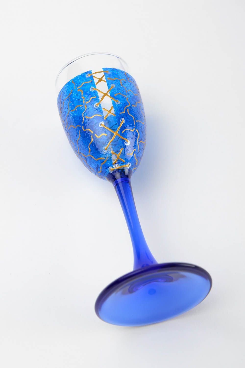 Copa de licor hecha a mano de cristal utensilios de cocina regalo original foto 5