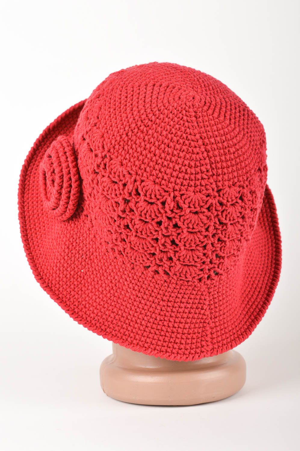 Modisches Accessoire handgefertigt Sommer Hut ungewöhnlich Hut für Frauen foto 5