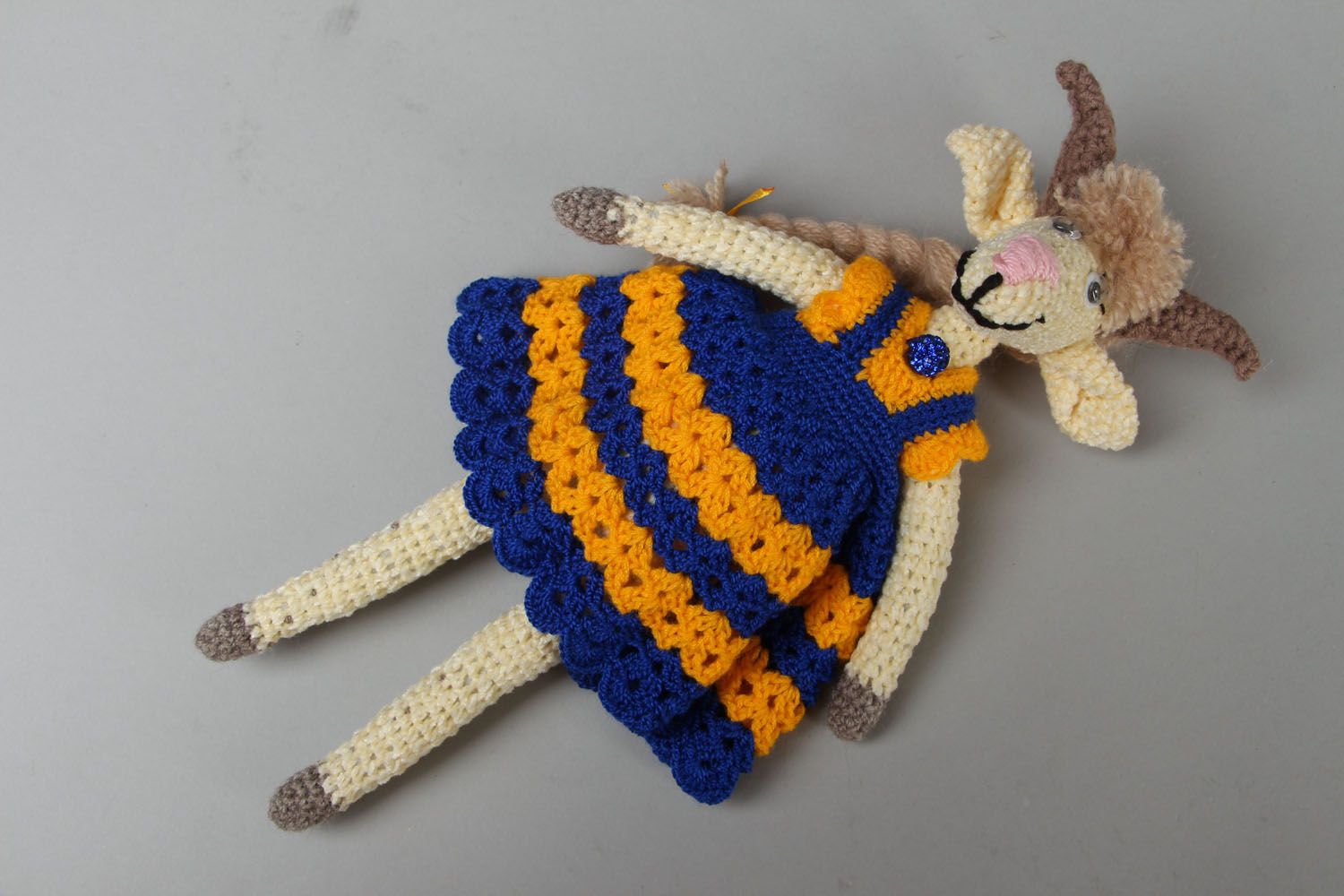 Ethnic soft crochet toy photo 2