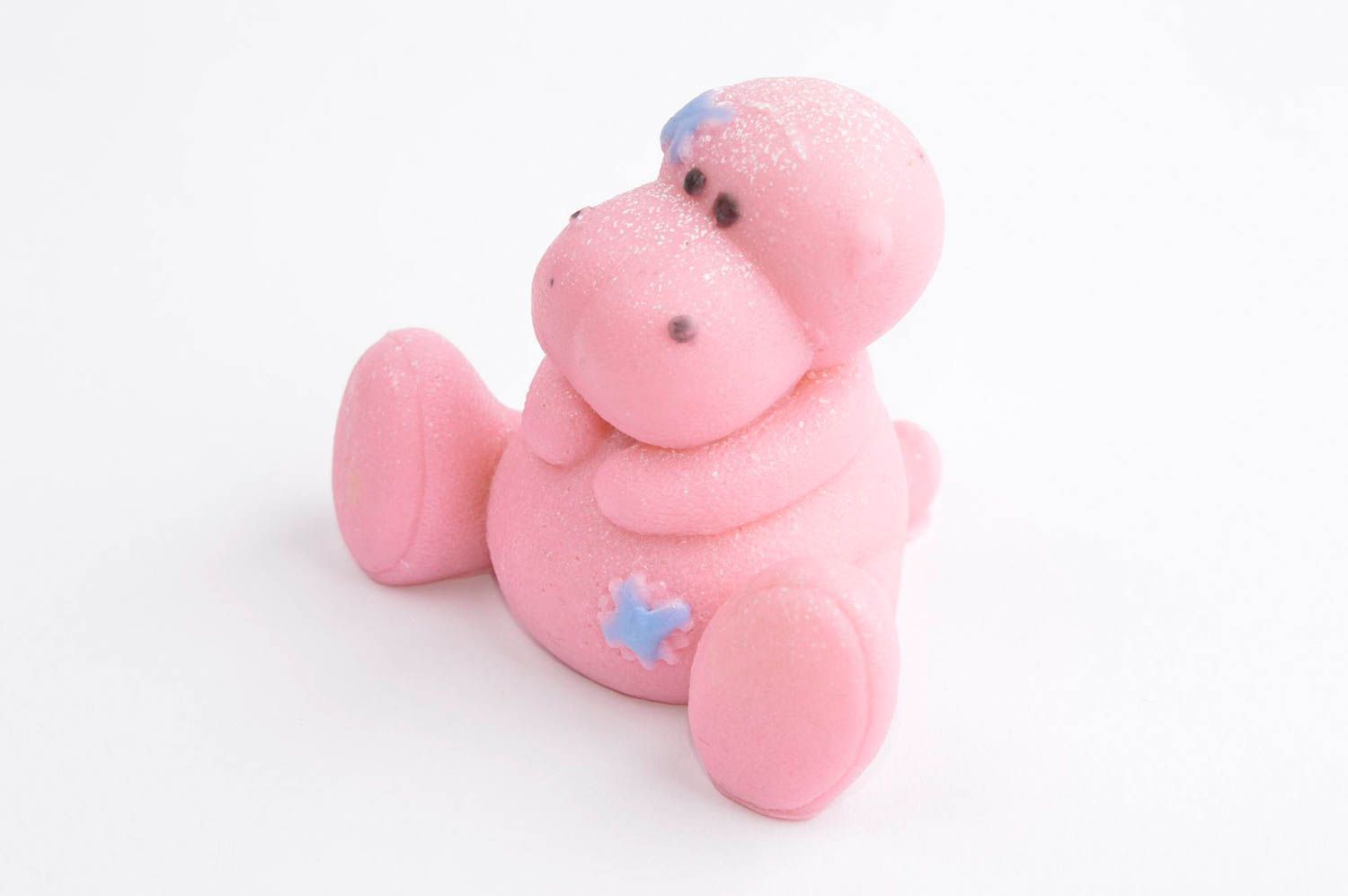 Jabón casero hecho a mano artículo de belleza regalo para niño Hipopótamo foto 4