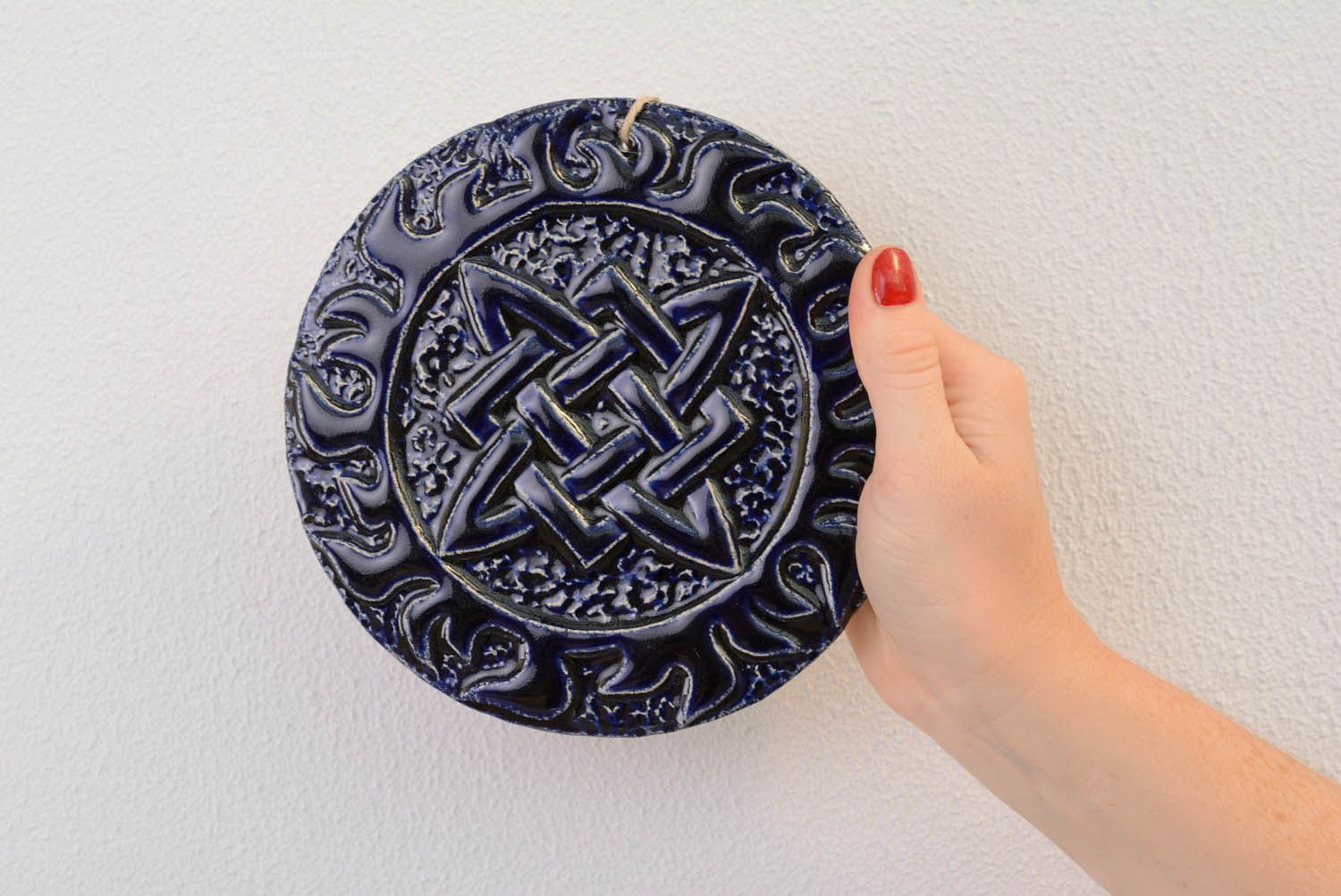 Decorative wall plate Star of Rus photo 4