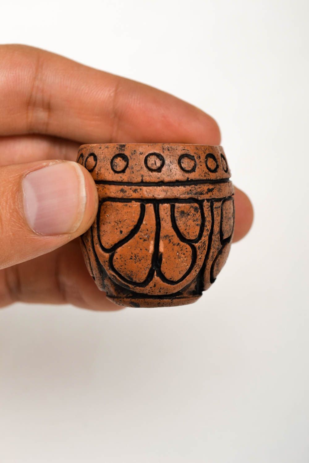 Handmade Shisha Tonkopf aus Keramik Rauchen Zubehör Geschenk aus Ton   foto 2