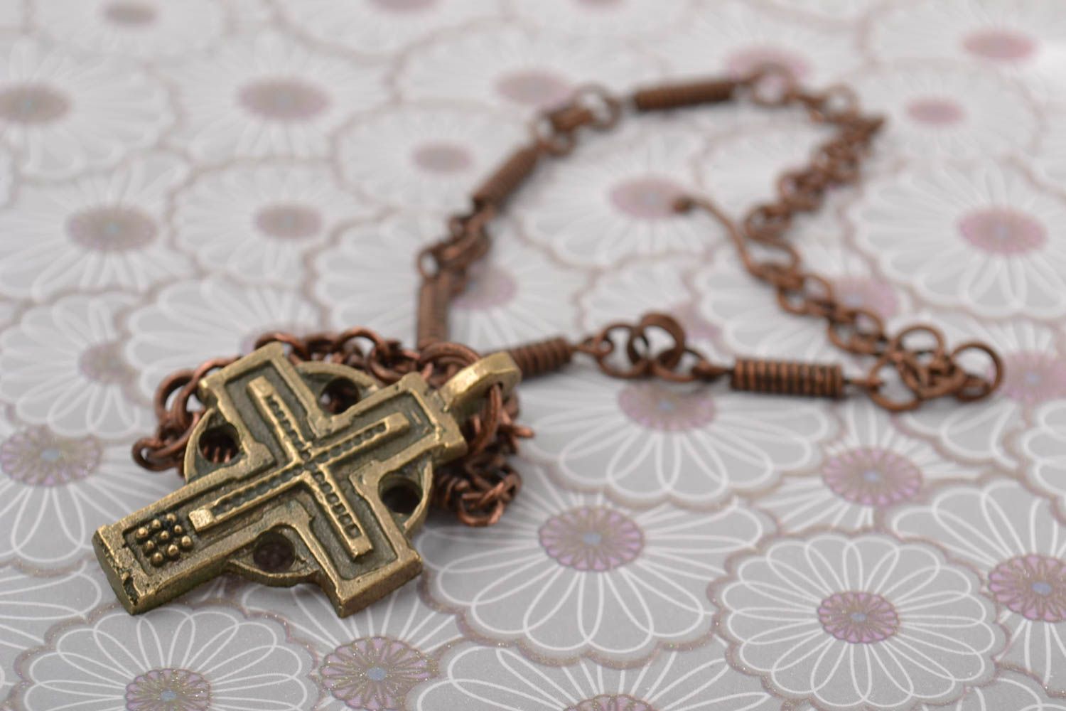 Handmade pendant copper jewelry unusual pendant for men gift ideas designer gift photo 1
