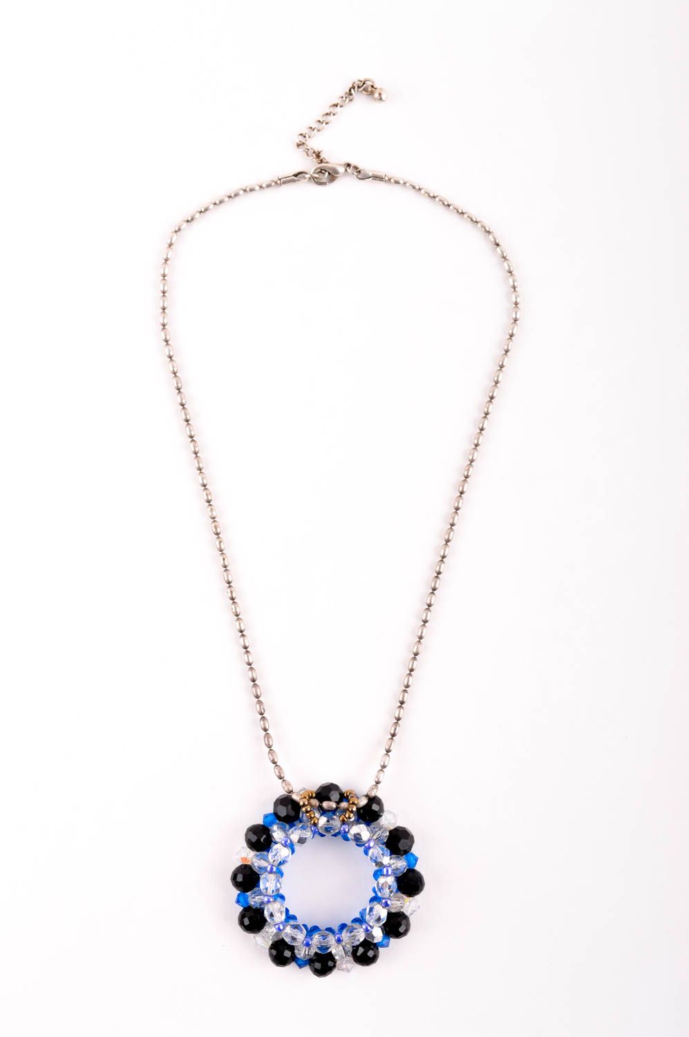 Handmade pendant designer pendant beaded pendant for women unusual gift photo 2