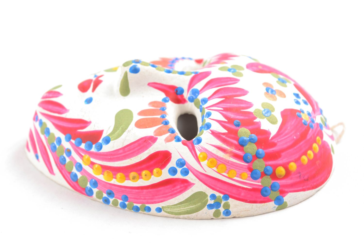 Интерьерная подвеска карнавальная маска Лето фото 4